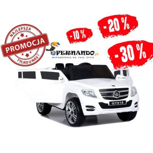 Pojazd auto na akumulator Mercedes GLB 35 biały