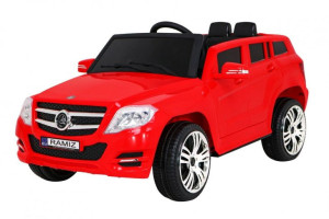 Pojazd auto na akumulator Mercedes GLB 35 czerwony