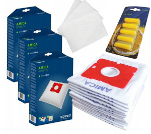 12x Worki Do Odkurzacza Mpmb02k Amica Aw 3011 + Zapach