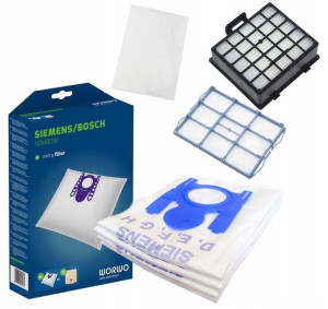 4x Worki + Filtr Hepa Silnika Do Bosch Gl30 Sbmb01k