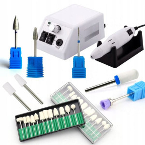 Zestaw Frezarka 12W frez ceramiczny kamienny filc