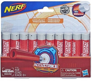 Nerf Strzałki Mega Accustrike 10 Szt Celne E1744