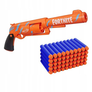 Nerf Fortnite Rewolwer 6-sh F2678 + Dodatki
