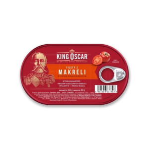 King Oscar Filety z makreli w sosie pomidorowym 160g