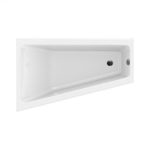 CERSANIT CREA wanna asymetryczna akrylowa 160x100cm biała prawa S301-230