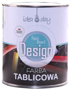 Farba tablicowa CZARNA do rysowania kredą