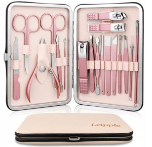 Zestaw Do Manicure Pedicure Do Paznokci 18w1 +etui