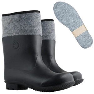 Buty Gumofilce FARMER Gumowce Kalosze + Wkładka Filcowa - Rozmiar 44