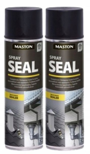 2 x Spray Seal uszczelniająca gumowa powłoka czarna