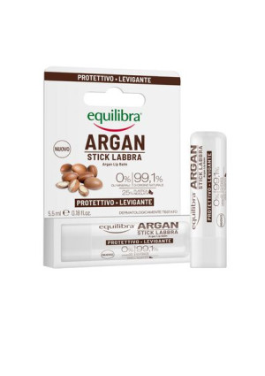 Equilibra, Arganowy balsam do ust, 5,5 ml - Długi termin ważności!