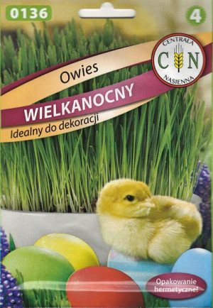Owies zwyczajny - Wielkanocny - nasiona na kiełki 20g