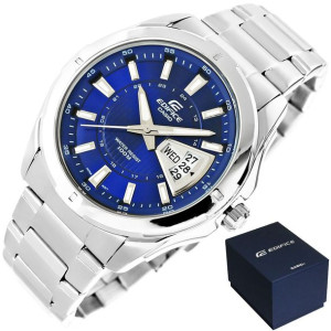 Walentynki Zegarek Męski Casio Edifice Ef-129d-2avef 10 Bar