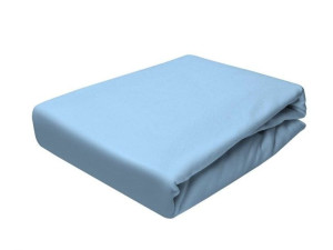Prześcieradło Jersey z gumką błękit 90x200