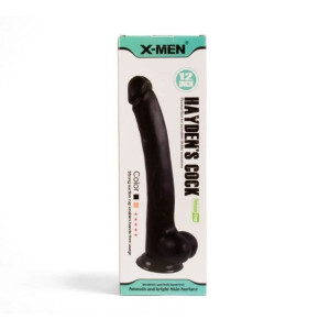 Czarne Dildo z przyssawką 30cm X-MEN