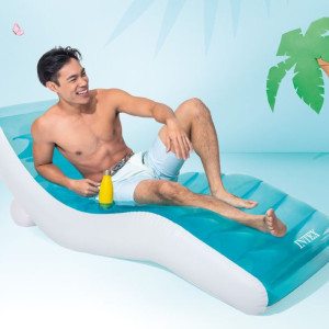Materac basenowy fotel plażowy 191x99 cm Intex 56874