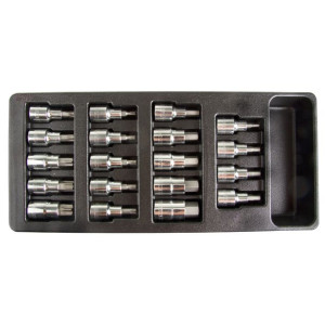 58787 Tacka numer 14 - zestaw bito nasadek Hex i Torx, 19 elementów