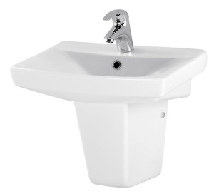 CERSANIT Umywalka ceramiczna ścienna wisząca Carina 60 cm