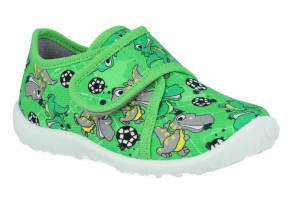 Kapcie Superfit 1-009246-7010 chłopięce na rzepy tęgość M kapcie dinozaury