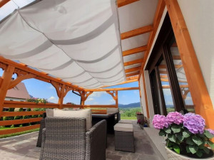 Żagiel Wodoszczelny Rozsuwany, Zwijany Szer 2,5x3m