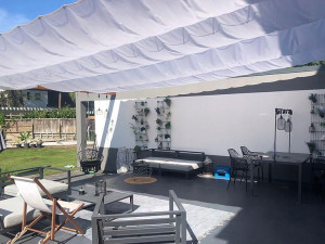 Żagiel Wodoszczelny Rozsuwany, Zwijany Szer 2,5x4m