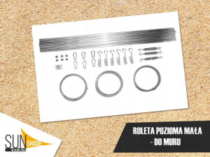 Zestaw Do Montażu Rolet_poziomych Do Muru Mały