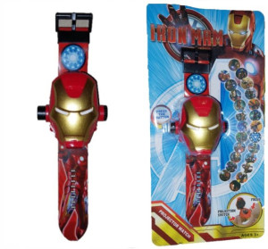 Zegarek Iron Man 3d Z Projektorem Rzutnik Zdjęć