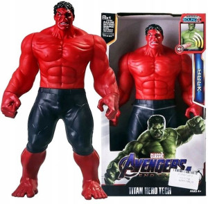 Duża Figurka Hulk 30cm Dźwięk Światło Interaktywna