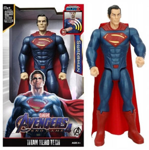 Duża Figurka Superman Dla Chłopca Z Dzwiękiem 30cm