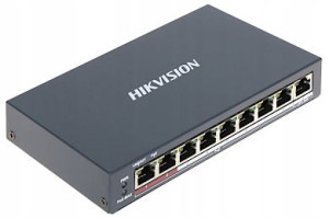 Switch Poe Ds-3e0109p-e(c) 8-portowy Hikvision