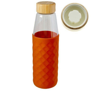Bidon Butelka Szklana Na Wodę 0.5l Pokrowiec