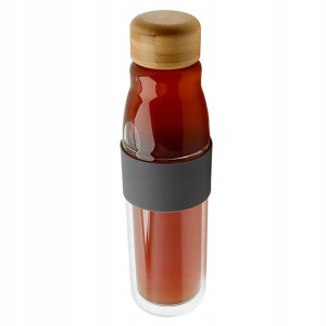Bidon Butelka Termiczna Szklana Eko 450 Ml Kubek