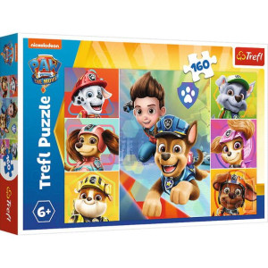 Puzzle 160el Spotkanie Psiego Patrolu. PAW PATROL 15410 Trefl