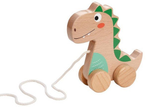 Dinozaur na sznurku do ciągnięcia