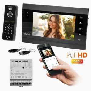 Wideodomofon Wideo Domofon Wifi Furtka + Brama