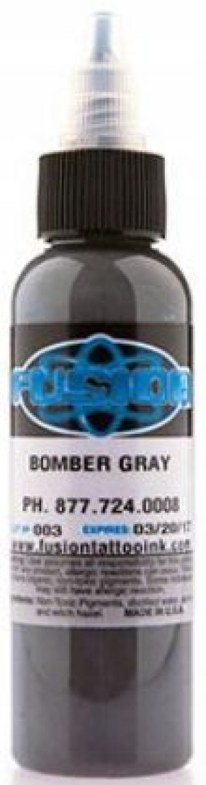 Farba Tusz Do Tatuażu Fusion Ink - Szary 30ml