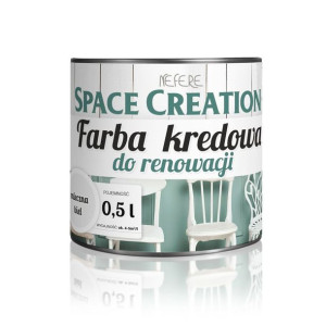 Farba do renowacji Space Creation biała 0,5l