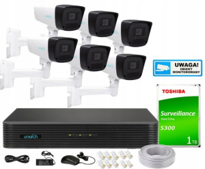 Zestaw Monitoringu IP UNIARCH 2Mpx IPC-B222-APF40