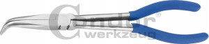 Szczypce Płaskie Wygięte Extra Wąskie Długie 260mm