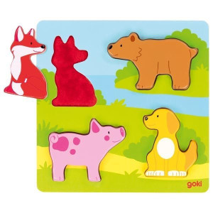 Puzzle Zwierzątka Goki 20x20cm