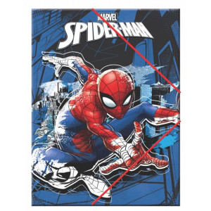Teczka A4 SPIDER-MAN z gumką