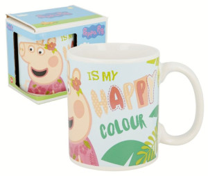 Kubek ceramiczny ŚWINKA PEPPA 325ml w pudełku STOR