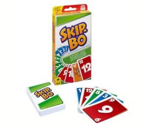 Gra karciana SKIP-BO Gra rodzinna MATTEL