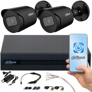 Zestaw Monitoringu Dahua Xvrfullhd Czarna
