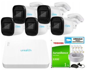 Zestaw Monitoringu IP UNIARCH 2Mpx IPC-B122-APF28
