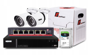 Zestaw Monitoringu 2 Kamery 1080p