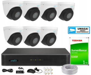 Zestaw Monitoringu IP 4Mpx 7 Kamer IPC-T314-APKZ