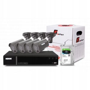 Zestaw Monitoringu Kenik Xvr 2tb 4 Kamery 2mpx
