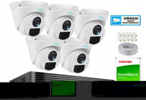 Zestaw Monitoringu IP 5Mpx 5 Kamer IPC-T125-APF28