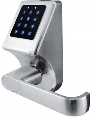 KLAMKA EURA ELH-80B9/SILVER z klawiaturą dotykową,