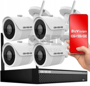 Zestaw Wifi Gise Gs-kt08ipc4-2m-v6